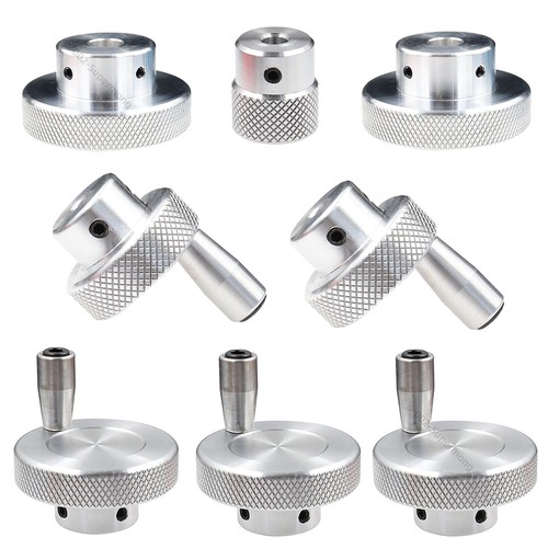Aluminium alloy knurled hand - knurled,