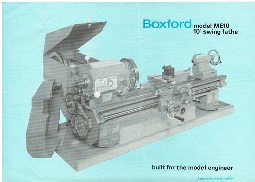 Boxford me10 swing - boxford, 10"