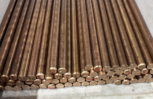 Solid phosphor bronze rod - rod, 1/2