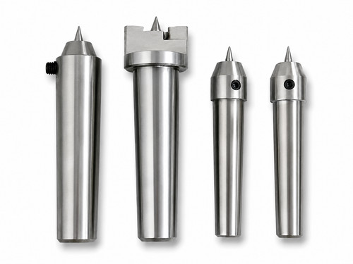 Lathe cup point - cup, centres