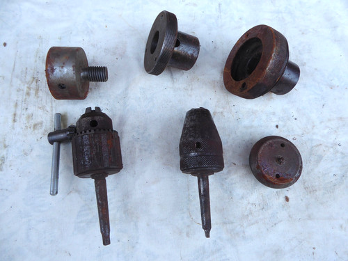 Wood turning lathe - chucks, etc
