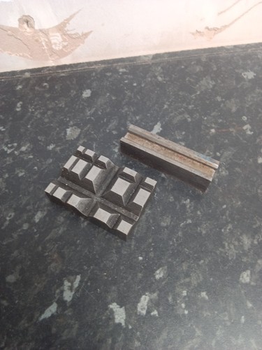 Scratch built vee holder - built,