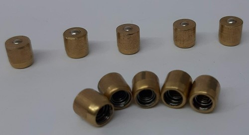 6mm press fit button - 10,