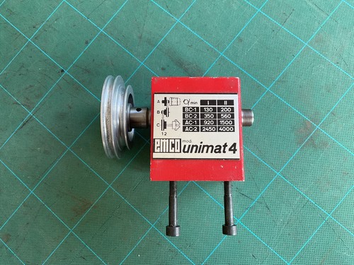 Emco unimat headstock with - headstock,